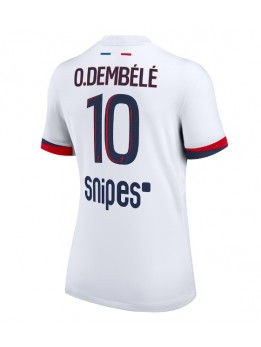 Paris Saint-Germain Ousmane Dembele #10 Replika Borta Kläder Dam 2025-26 Kortärmad